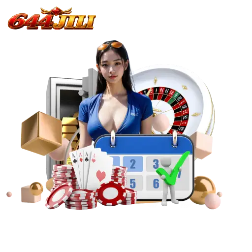 Selection of 644JILI casino games including slots, table games, and live dealer rooms